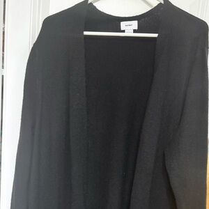 Old Navy Black Women's long Cardigan
